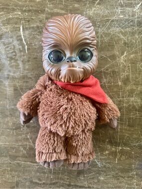 Star Wars Brown Plush Wookiee with Red Bandana